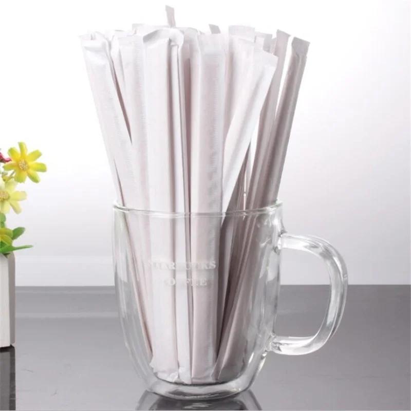 100 Stück Einzelverpackt Kaffeoholz Kaffeerührer Einweg Holz Rührstab 14cm/19cm Kaffeestock Teestock
