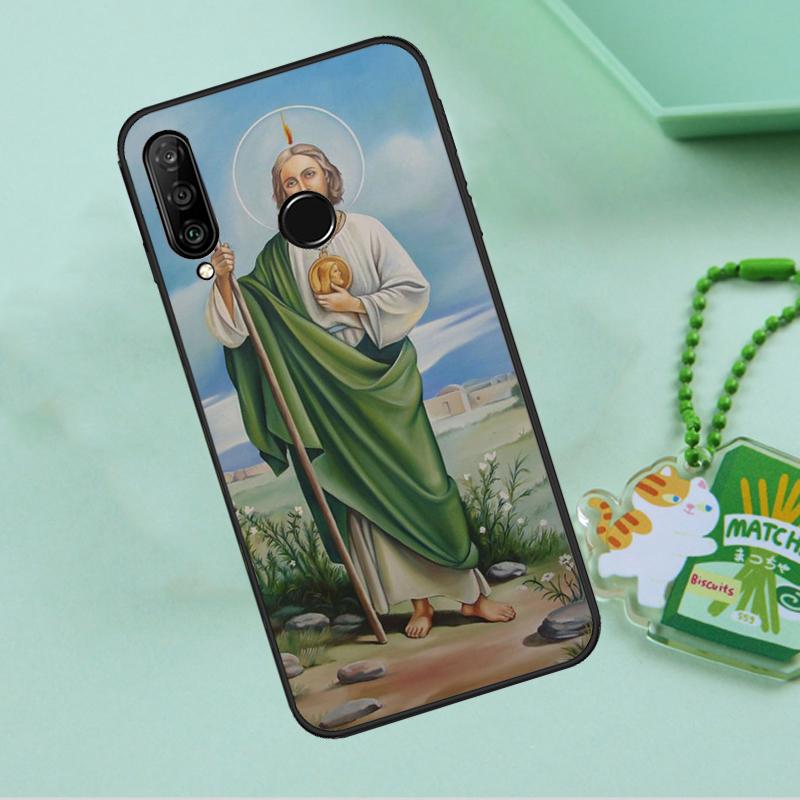 San Judas For Huawei Nova 12i 12s 7i 8i 11i 9 10 SE Y90 Y60 Y70 Y72 Y61 Y91 P30 P40 Lite P60 Pro Case