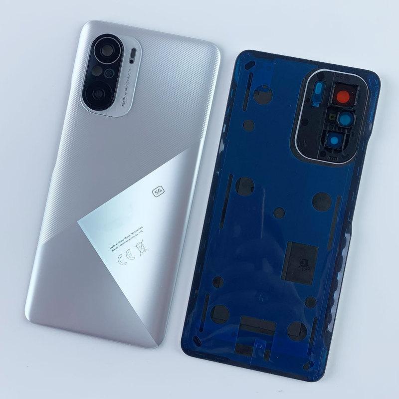 For Xiaomi Poco F3 5G Glass Back Battery Cover Replacement Rear Housing Door With Camera Lens