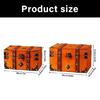 Wooden Storage Box With Locking Mechanism And Leather Accent For Home Use Documents Small Item Organization Case