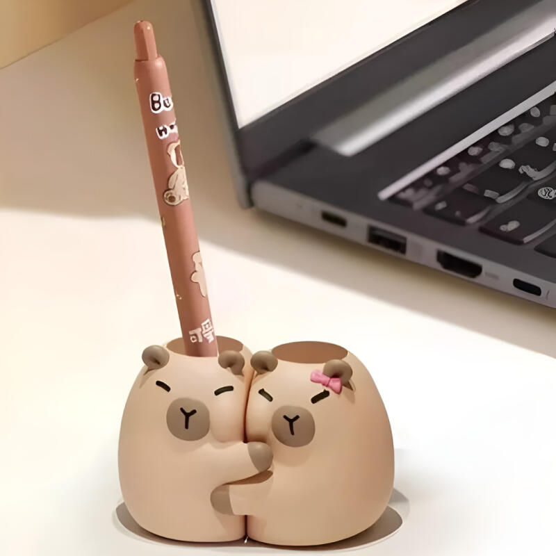 Couple Capybara Toothbrush Holder Toothbrush Stand Holder