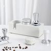 Universal Portafilter Organizer Coffee Tamper Mat Stand White Black Coffee Press Powder Holder Espresso Maker Tools Tamper Mat