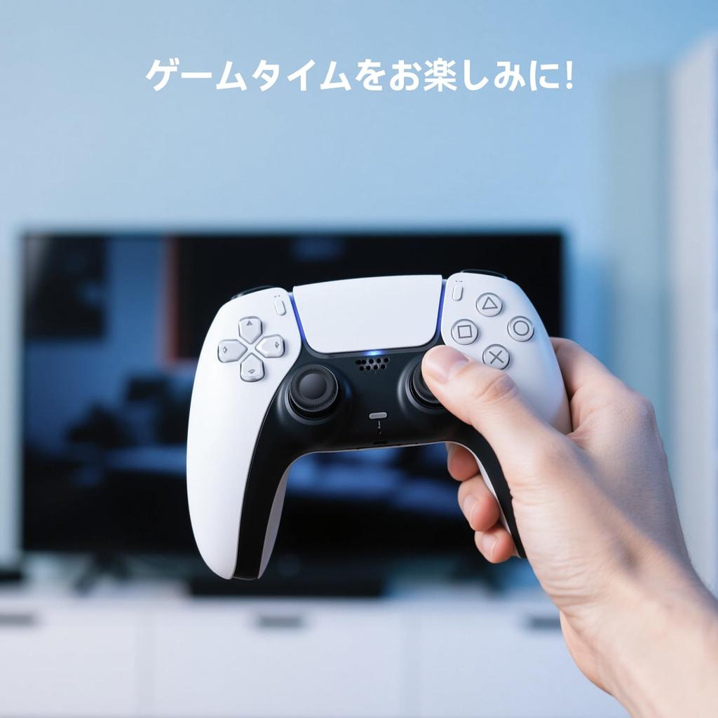 NEWDERY PS5 Controller Replacement Stick for PS4 PS5 and PS5 Controller Edge Replacement Joystick Caps for Full Comfortable Easy Black Caps, 10-Piece