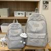 Schoolbag Korean version ins wind butterfly printing backpack lightweight wear-resistant junior high school college student schoolbag niche versatile