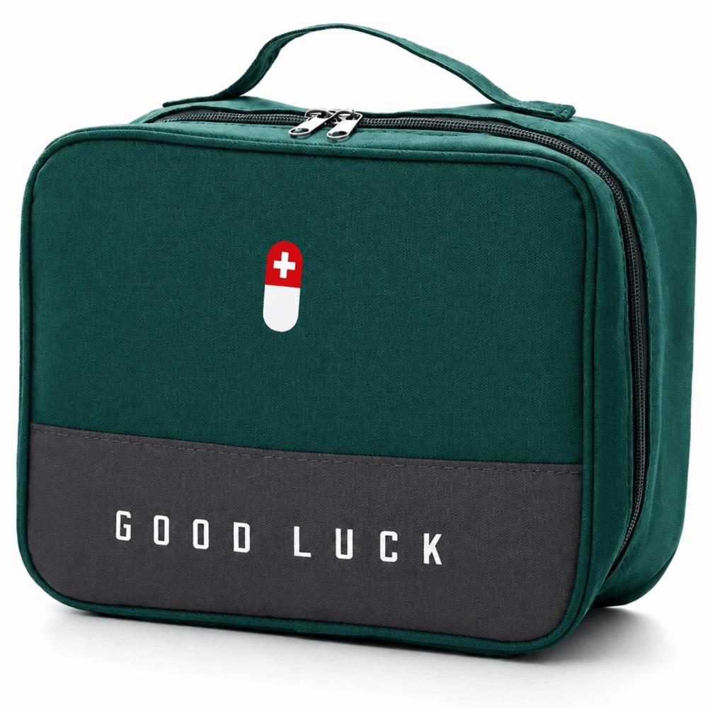 2 Pcs Portable Medicine Storage Bag Oxford Cloth Medical Supplies Organizer Bag  Traveling