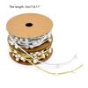 Festive Wrap Rope with Golden/ Silver Beads Christmas Beads Ribbon Perfect for DIY Crafts and Christmas Decorations