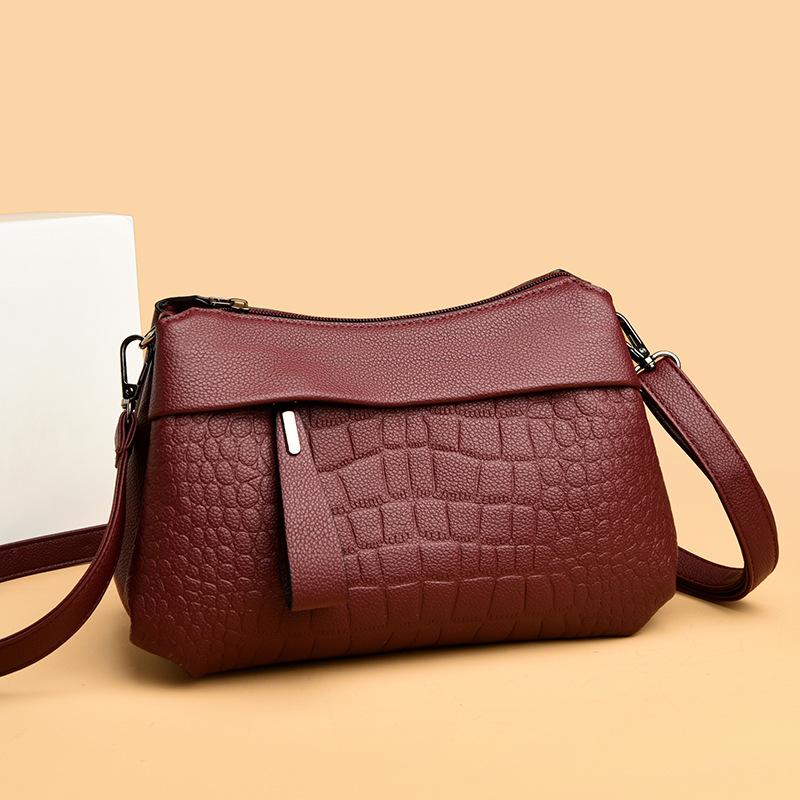 Tasche Damen neue Mode Umhängetasche neu retro schlicht lässige Schultertasche