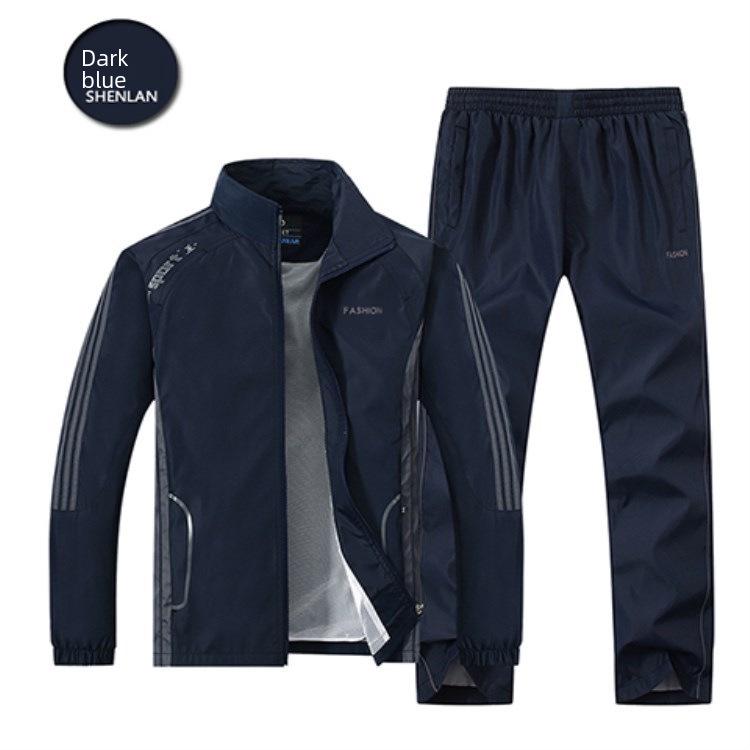 Men's Slim Fit Tracksuit: Spring/Autumn Hoodie & Pants Set for Teens 268