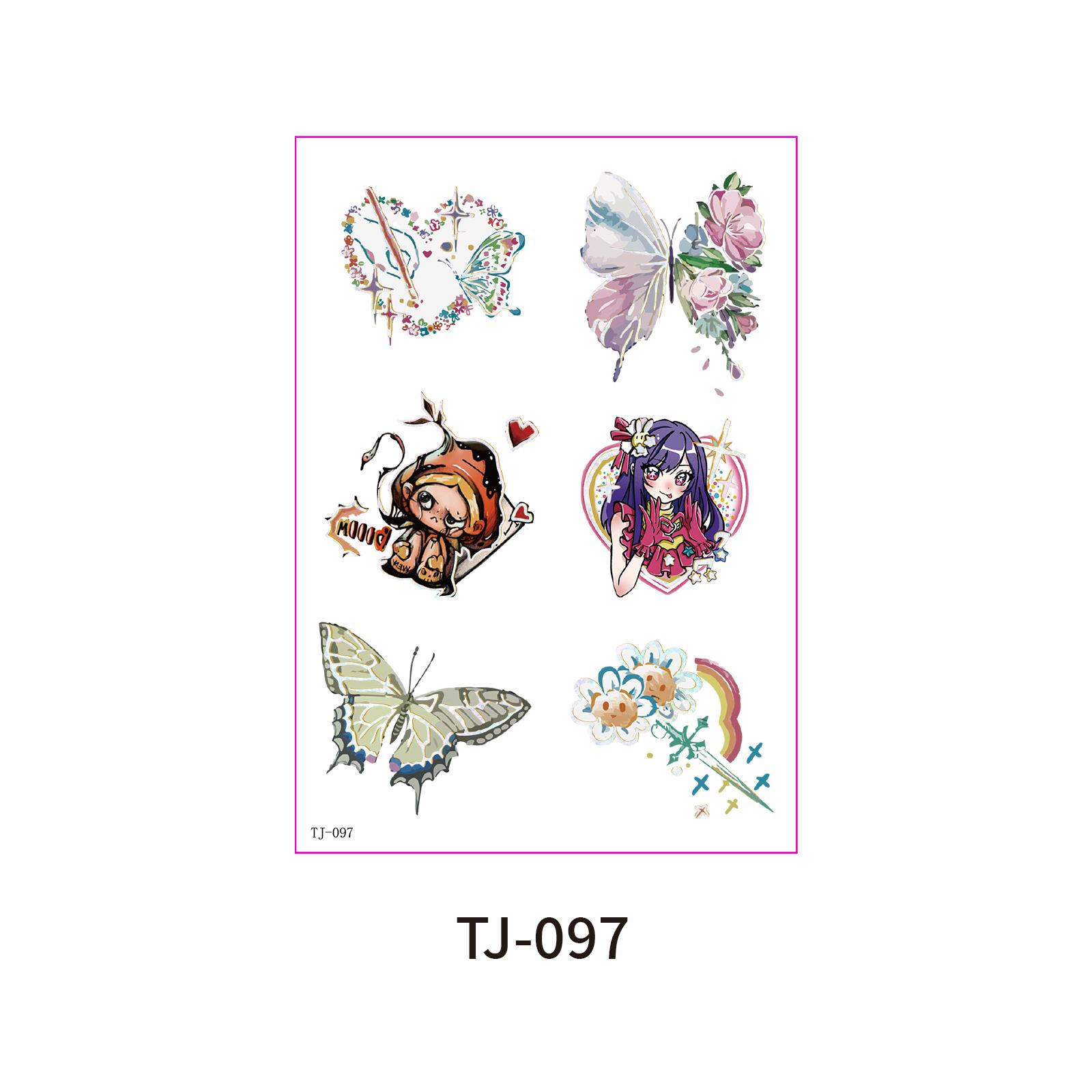 New Laser Metallic Temporary Tattoo Stickers - 8 Waterproof Shiny Gold/Silver Body Art Designs | Metal Style