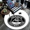 Aberdeen FC pattern round rug,Carpet Rug for Living Room Bedroom Playroom ,Non-slip Floor Mat,Holiday Gifts and Birthday Gifts.
