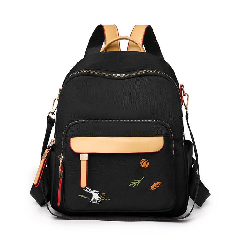 

Женский рюкзак, повседневный, простой, большой емкости, многоцелевая женская сумка, модная, легкая, дорожная сумка чёрный