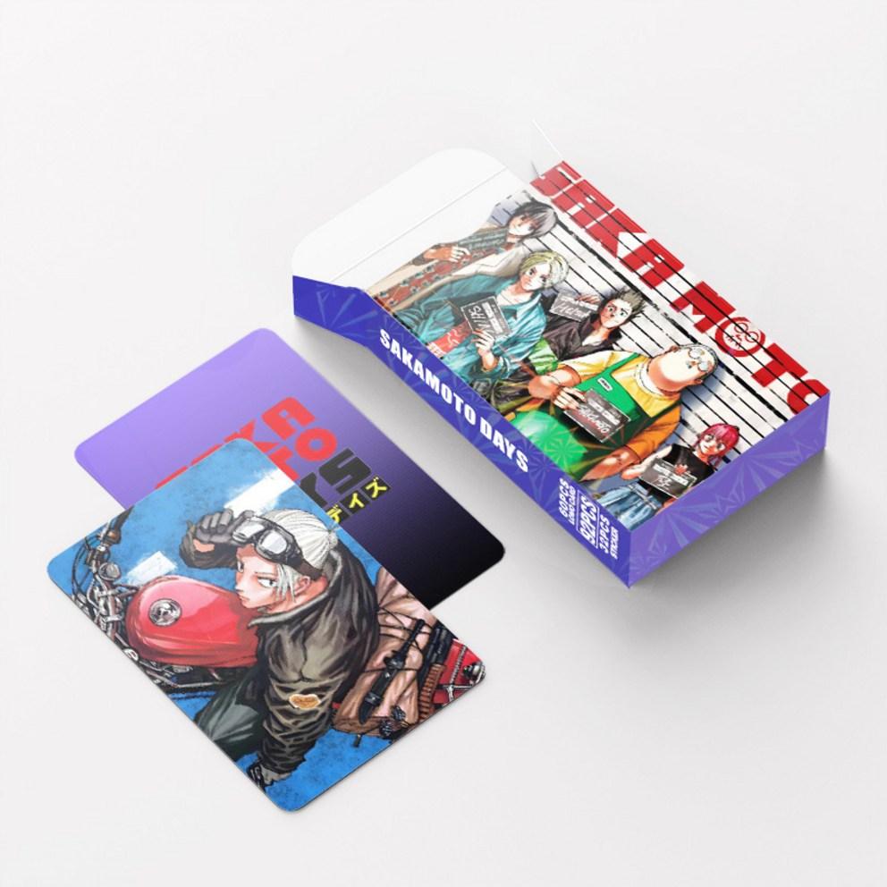 Sakamoto Days Goods LOMO Illustration Photocard 60pcs + Mini Sticker 32pcs