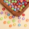 7mm 100pcs Round Digital Acrylic Beads Making Fashion Necklace Bracelet DIY Mobile Phone Chain Beaded Material Accessories