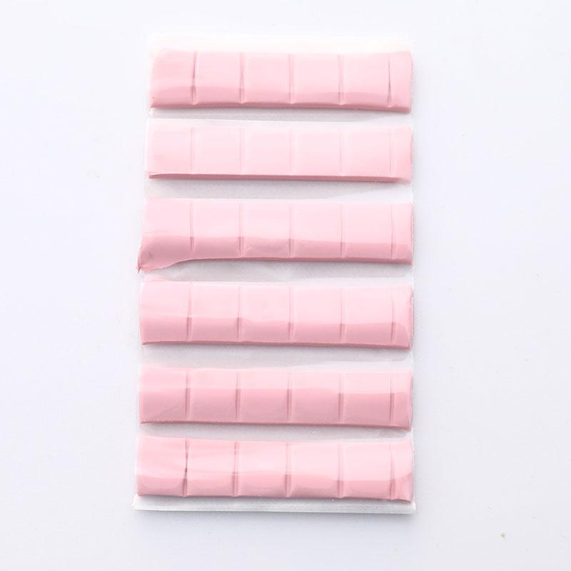 1 Set Pink White Nail Adhesive Glue Clay Reusable Tacky Gel For Art Practice Stand Display Holder False Tips Manicure Tools