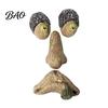Funny Tree Huggers for Adults Glow?in?the?Dark Face Garden Decor, Old Man Bark Whimsical Sculpture Resin Ornament, Outdoor Halloween Easter