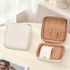 Leather Portable Jewelry Organizer Dustproof Jewelry Storage Case Elegant Jewelry Display Box  Home