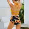 Plus size floral slimming swimsuit set xxxl style and comfort Plus size floral slimming swimsuit set L high waist briefs