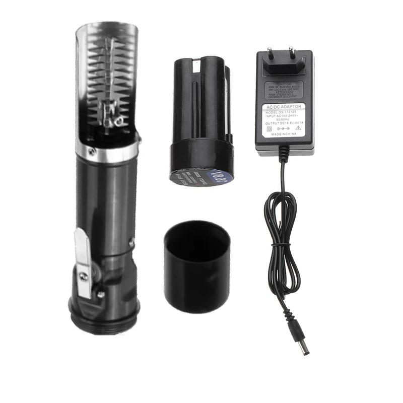 

Нож для морепродуктов 120 Вт, водонепроницаемый электрический скребок для чистки рыбы, для рыбалки, для чистки рыбы, очиститель, инструмент, адаптер для зарядки