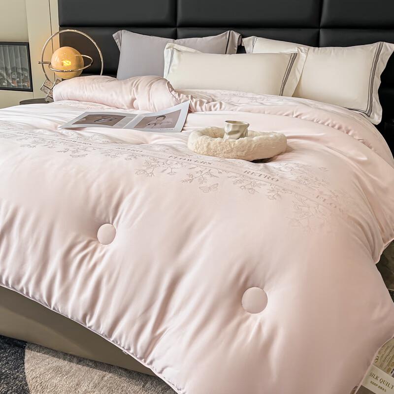 FIRS Premium Cotton Jacquard Silk Soy Fiber Quilt