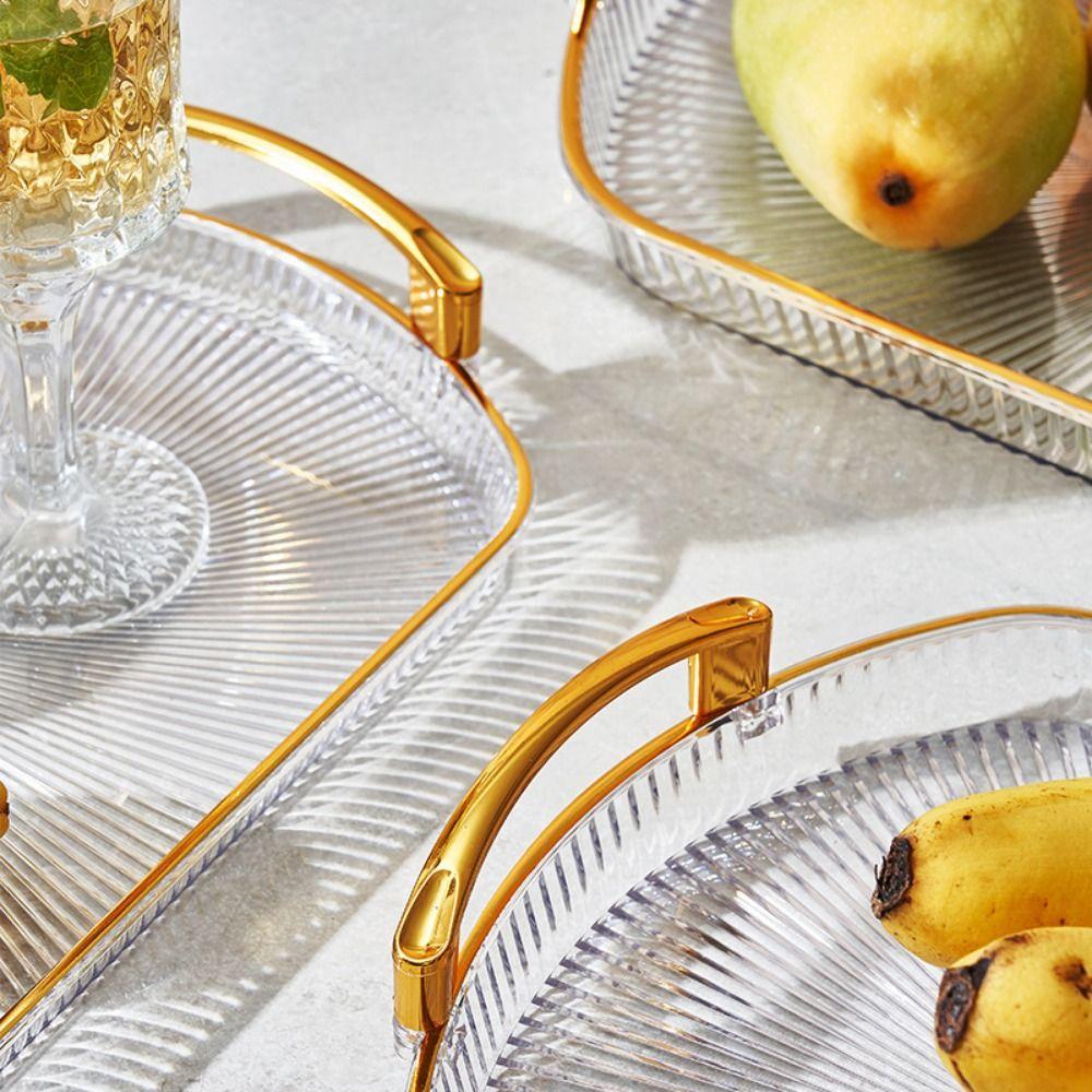 1Pcs Desk Organizer Fruit Tray Jewelry Perfume Cosmetics Holders