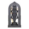 Ram Lalla Idol, 12,7 cm Höhe, Schwarz, 3D-gedruckt, UV-Harz, Hinduistische religiöse Statue von Lord Rama Ayodhya