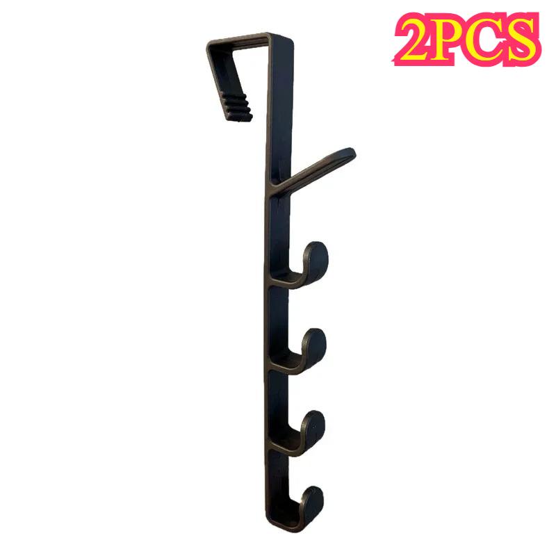 1pcs Plastic Hook Cabinet Door Hanging Rack Gadgets Holders Desk Shelves Kitchen Utensils Storage Organizer Bathroom Acssories