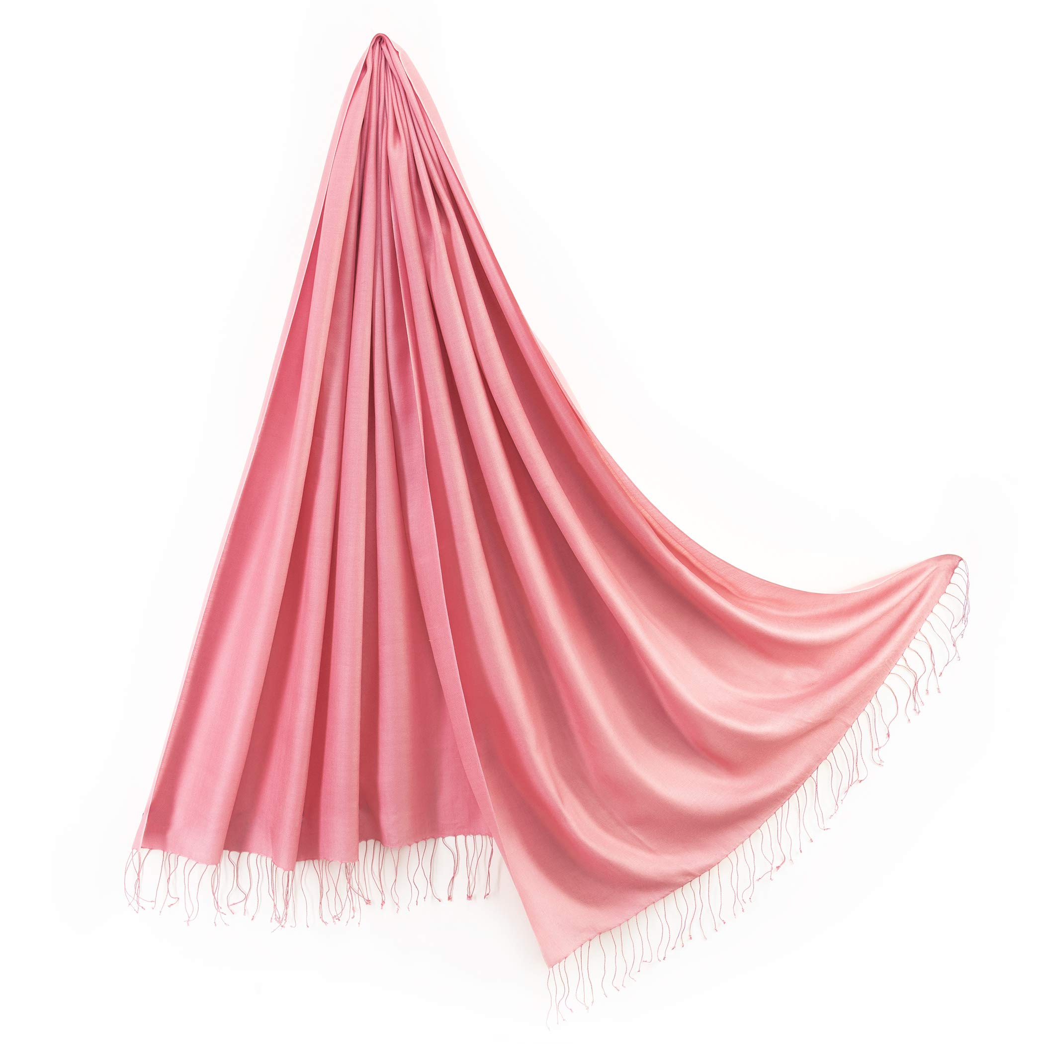 

Silk Large Solid Gift Boxed [Pashmina Collection] 100% Stole, Color, 70x200cm, Pink, розовый