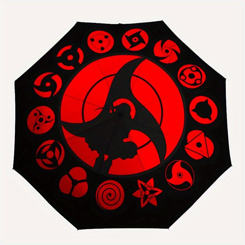 

NARUTO Automatic Folding Umbrella with Sturdy Iron Frame, Portable Compact Travel Umbrella All-Season Use Parties 0807041