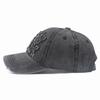 XTHEE New York Embroidered Washed Cotton Baseball Cap Duckbill Hat