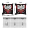 Symbols of Poland Pillowcases  Funny Pillow Case For Sofa Home Decoration Square Pillow Cover