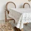 French Retro Lace Tablecloth with Exquisite Hollow Patterns and Anti Slip Design Living Room Bedroom Coffee Table Decorative Shooting Background Cloth