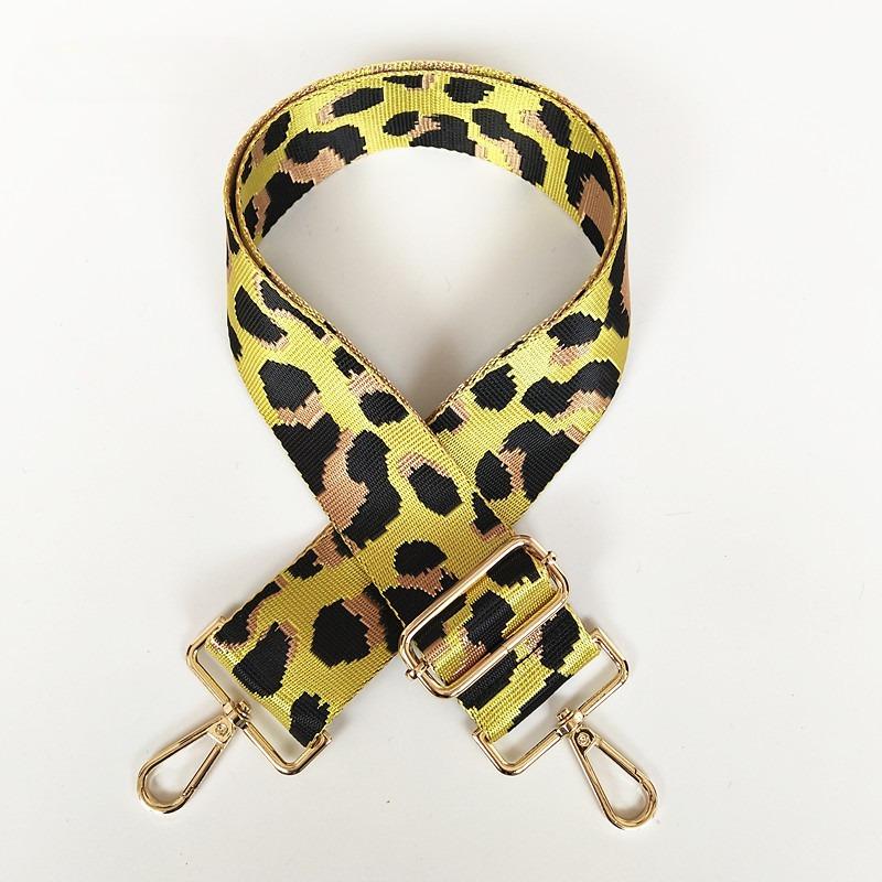 Bag Accessories Women's Bag Wide Shoulder Strap Nylon Leopard Print Single Shoulder Oblique Span Burden Reduction Backpack Strap