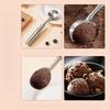 1PC Ice Cream Spoon Stainless Steel Summer Ice Cream Dessert Spoon Long Handle Fruit Tableware Household Goods