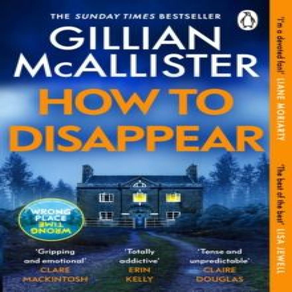 How To Disappear by Gillian McAllister Paperback Book 9781405942423
