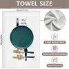 Microfiber Kitchen Towel Dishcloth Cleaning Cloth Washing Dishes Countertop Wiping Non Scratch Absorbent Multi Use Household Utility