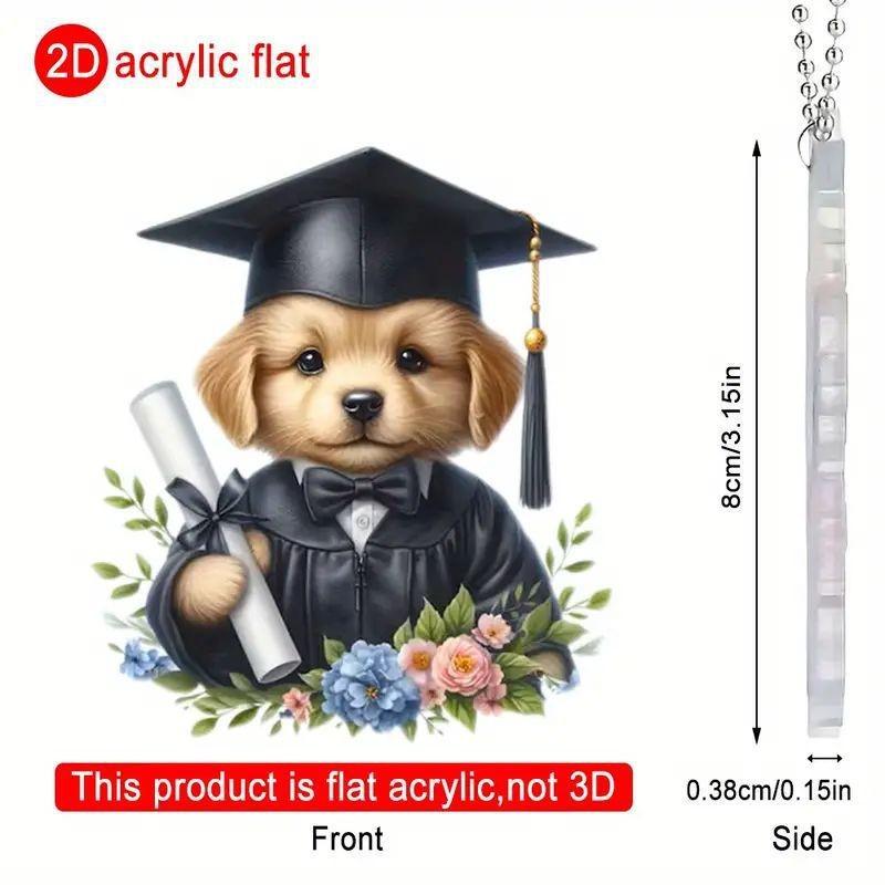 

Гном Акриловый Причудливый Автомобильный Аксессуар Брелок Для Креативного Декора Выпускного Сезона