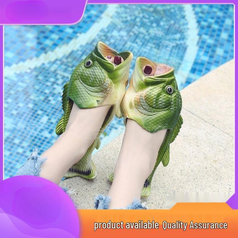 Unisex Summer Fish-Shaped Slippers: Trendy, Creative, and Funny Lobster Design