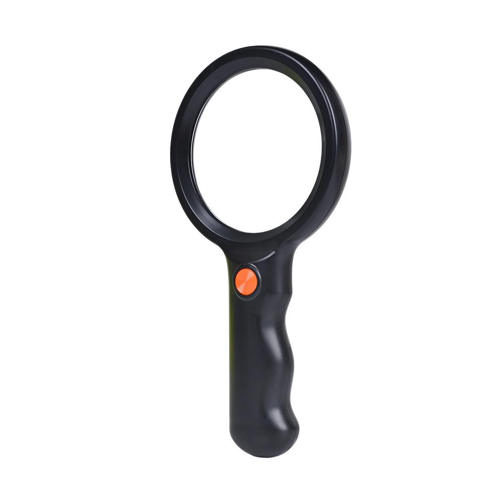 XT‑6904 HD Handheld Magnifying Glass with 30 LED Beads & Adjustable Three-Color Light