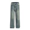 American Street Old Washed Jeans Men's Autumn Versatile Straight Mopping Pants