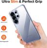 Crystal Clear Transparent TPU Phone Case for Samsung Galaxy S26 S26Plus S26Ultra Soft TPU/Hard PC Protective Cases Accessories