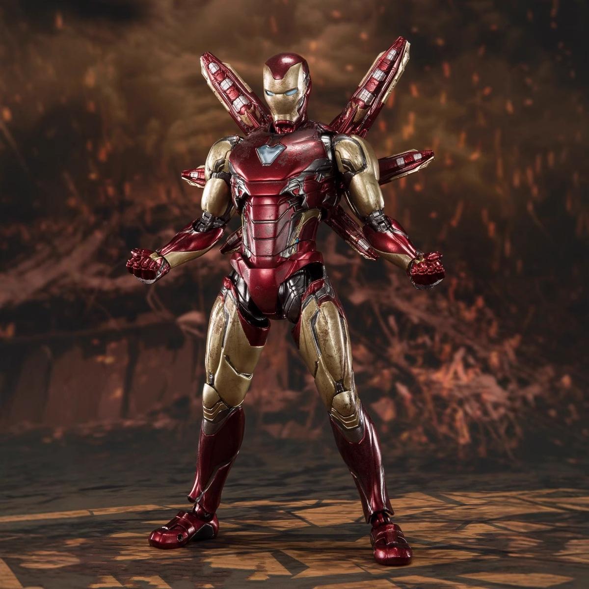 

New 16cm Marvel Avengers Iron Man Mark 85 Ultimate Articulated Figure Model Statue Desktop Decoration Gift 16cm
