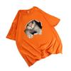 Creative Cat Design Unisex Loose-Fit Short-Sleeve T-Shirt for Couples