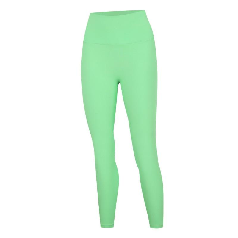 High-Waisted 9/10 Length Yoga Leggings Women Seamless Ultra-Stretch Quick-Dry Breathable Workout Pants