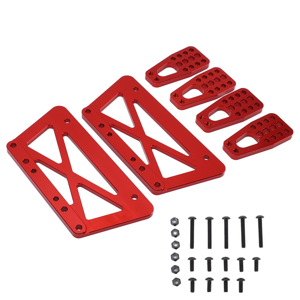 RC Metal Alloy Chassis Lift Plate Set Kit for   SCX10 1Celsius10 RC Model Car Parts