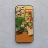 Retro Cartoon Cat Candlelight Illustration Phone Case For iPhone 17 Pro Max 16 15 Pro Plus 14 13 Mini 12 11 XR X 16E 17Air Cover
