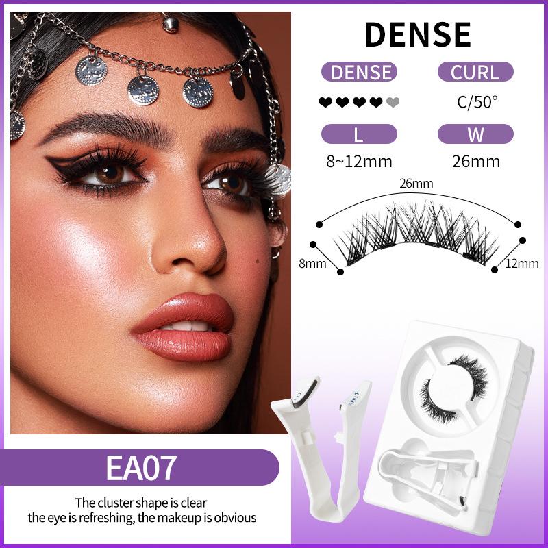 Magnetic False Eyelash Set - Lightweight Little Devil, No Glue, Super Natural Faux Mink