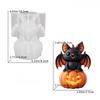 DIY Halloween Ornament Mold Silicone Epoxy Resin Plaster Mold Candle Wax Mold  Beginner Friendly