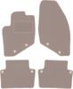 Beige Velour Floor Mats For: Volvo XC70 II Station Wagon (2000-2007)
