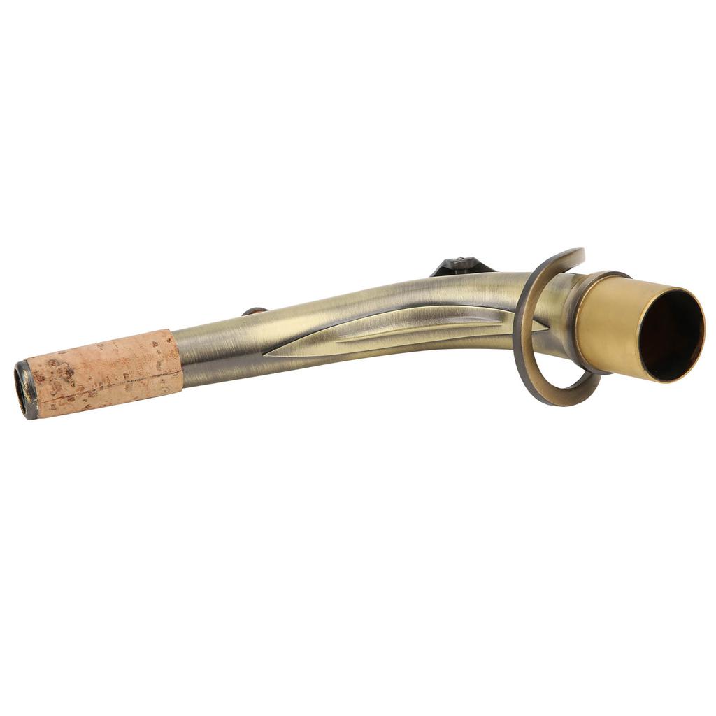 Gât de saxofon din alamă pentru saxofon alto, tub îndoit, accesorii pentru instrumente muzicale 2,45 cm, alamă antică