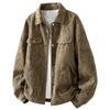 New American Retro Corduroy Jacket for Autumn Premium Thermal Lapel Jacket